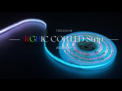 720 RGBIC cob led ταινία 12V 24V
