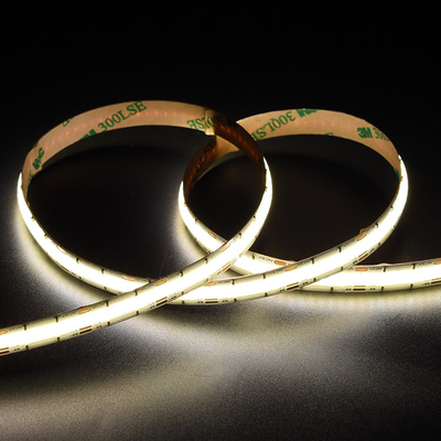 Υψηλής ισχύος διπλό λευκό COB CCT Strip Light 3000K-6500K Χρωματική θερμοκρασία ομοιόμορφο φωτισμό UL Listed Tape Light