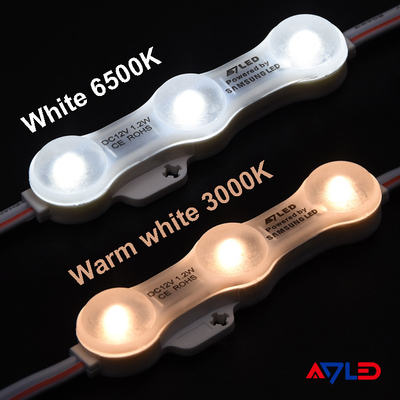 ADLED Chip 3 LED Module με γωνία δέσμης 170 βαθμών για φωτεινά κουτιά βάθους 80-200 mm