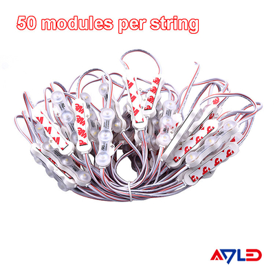 1.2W IP68 DC12V 3 LED Modules με LED SMD2835 160°Beam με ταινία πρόσφυσης πίσω