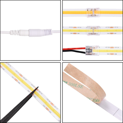 UL Ευέλικτη LED Strip Famous Chip 24V Ultra Thin Silicone 10mm PCB board IP20 528 λαμπτήρες LED