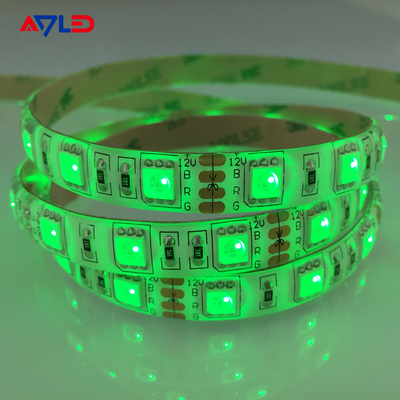 Πράσινο χρώμα SMD 5050 60LEDs/M LED Strip Lights για έπιπλα Διακόσμηση Υψηλή φωτεινότητα Αδιάβροχο