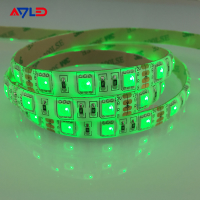 Πράσινο χρώμα SMD 5050 60LEDs/M LED Strip Lights για έπιπλα Διακόσμηση Υψηλή φωτεινότητα Αδιάβροχο