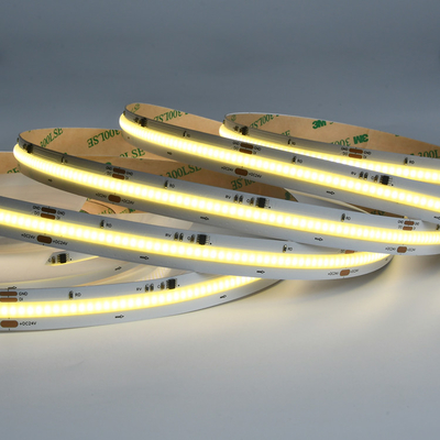 DC24V καθαρό λευκό ψηφιακό 420LEDS COB Strip Light με 6500K θερμοκρασία χρώματος IP20