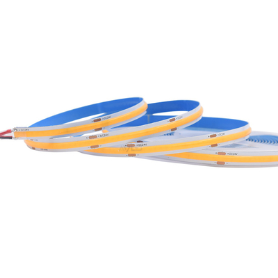 320 LEDs COB Strip Light Ζεστό λευκό 6500K Θερμοκρασία χρώματος CE RoHS πιστοποιημένο 3- 12V/24V