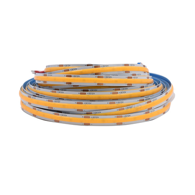 Χωρίς σημεία 480 LEDs Ce Ul Rohs Ευέλικτη ταινία 3000k 4000k 6500k 24v 12V Cob LED φώτα για εσωτερική διακόσμηση