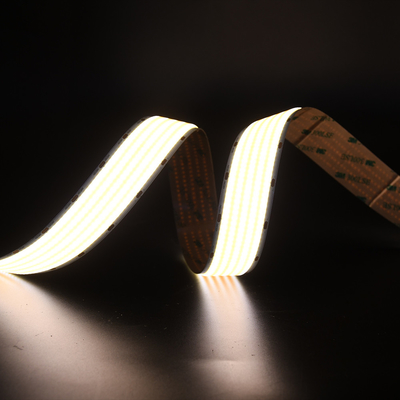 Γραμμική ευέλικτη CRI 90 COB LED λωρίδα 5000mm 6500K Λευκό χρώμα 4600LM/M στην ευρωπαϊκή αγορά