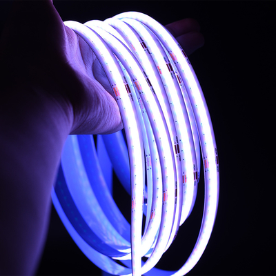 Αμερικάνικο UL πιστοποιητικό φωτισμού 16.4 Ft RGB 3500K IP65 Reel To Reel 576leds High Output COB Tape Light