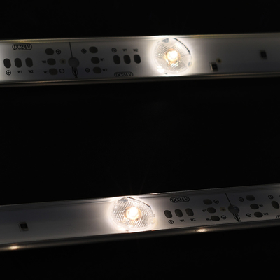 UL CE ROHS εγκεκριμένο προσαρμοσμένο μήκος 24v 12LEDs/m διάχυτη αντανάκλαση LED ταινία προσαρμόσιμος κατασκευαστής υπογραμμίζοντας φως πίσω