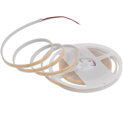 Φως δαπέδου COB LED ταινίες με 10W/M και 100LM/W αποδοτικότητα σε λευκό χρώμα