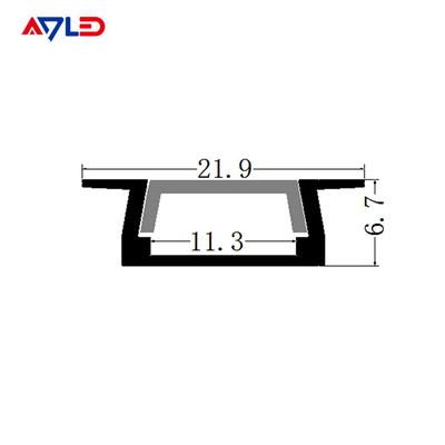 11 χιλιοστών borad 15.8 * 6.7 χιλιοστών Led Strip Φως Προφίλ Αλουμινίου Εύκολη εγκατάσταση LED Αλουμίνιο