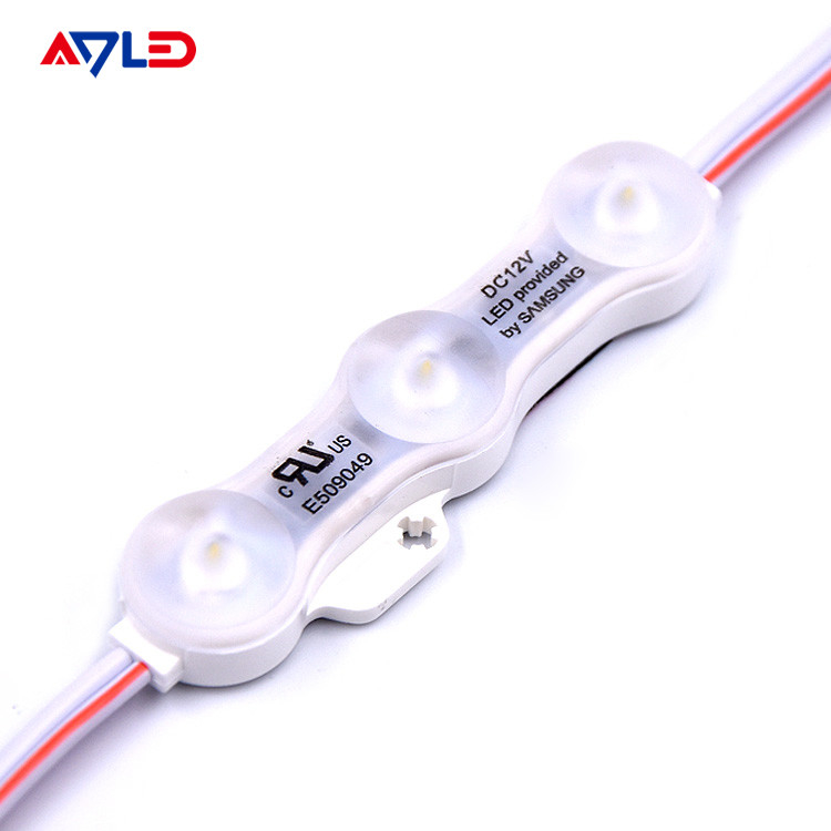 1.2W IP68 DC12V 3 LED Modules με LED SMD2835 160°Beam με ταινία πρόσφυσης πίσω