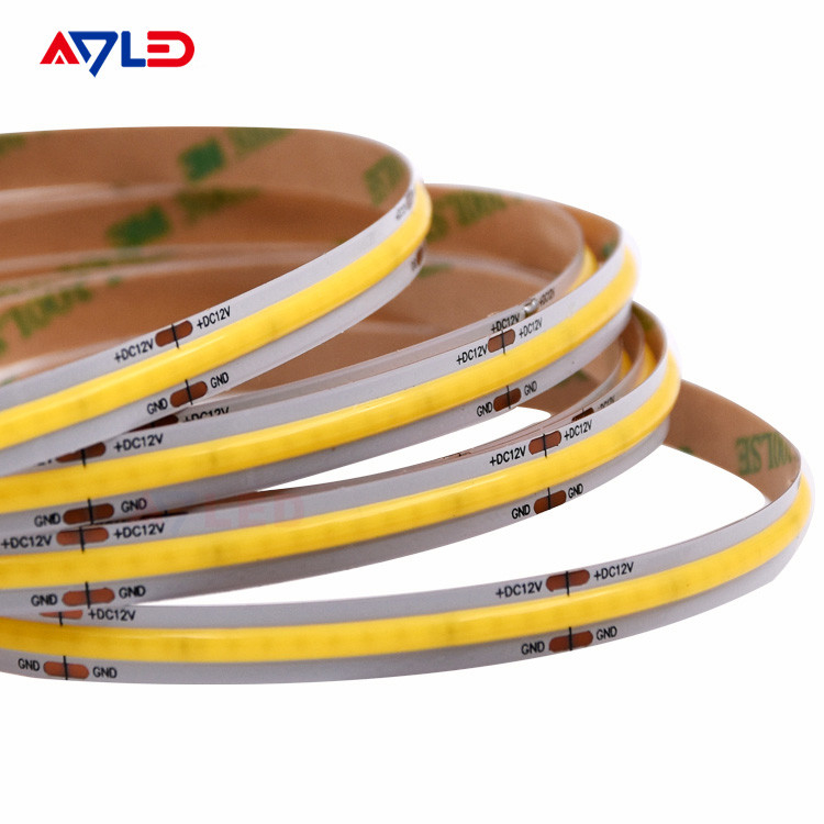 Υψηλής αποτελεσματικότητας 5m PCB DC12V 24V ευέλικτο φως COB με 320LEDS 100Lm/W αψεγάδιαστη φωτεινότητα