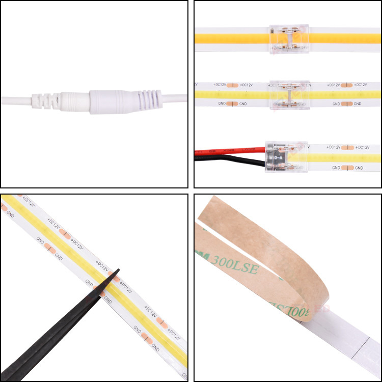 UL Ευέλικτη LED Strip Famous Chip 24V Ultra Thin Silicone 10mm PCB board IP20 528 λαμπτήρες LED