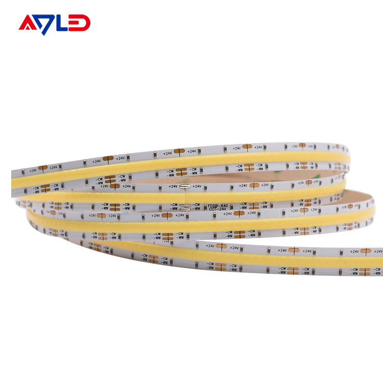 Υψηλής πυκνότητας LED Strip 16.4Ft 640Led/M Συνδεδεμένη θερμοκρασία χρώματος Αμβλύ φως LED
