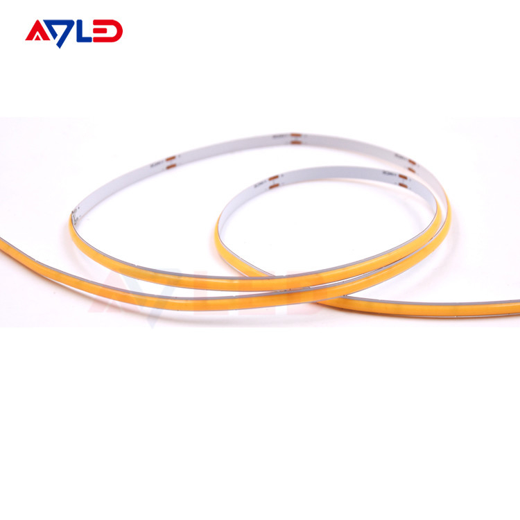 Υπερ λεπτός 4.5mm ευέλικτος COB LED Strip Light ((Chip-On-Board) Spot free Led Light Για ντουλάπια, φωτισμό ράφων