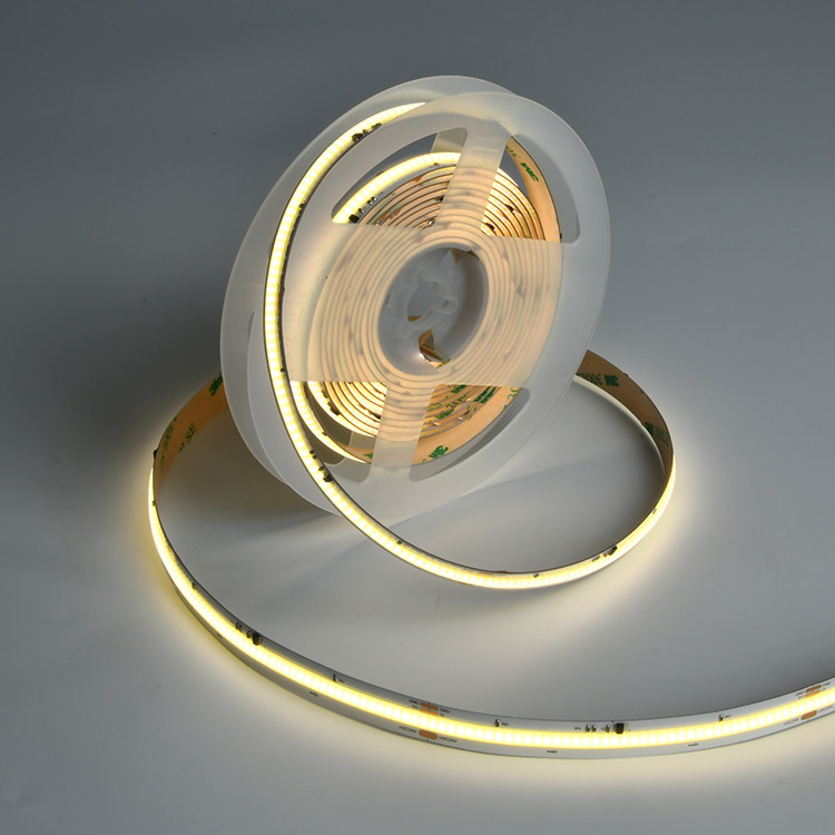DC24V καθαρό λευκό ψηφιακό 420LEDS COB Strip Light με 6500K θερμοκρασία χρώματος IP20