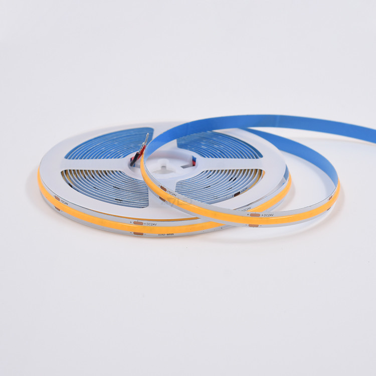 12V/24V 320leds 8w/m Ευέλικτη λωρίδα Led Cob για εμπορική διακόσμηση