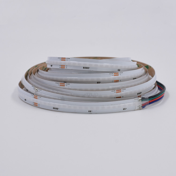 5m RGB COB LED Strip Light Ευέλικτο απρόσκοπτο ανάμειξη χρωμάτων και κορεσμό
