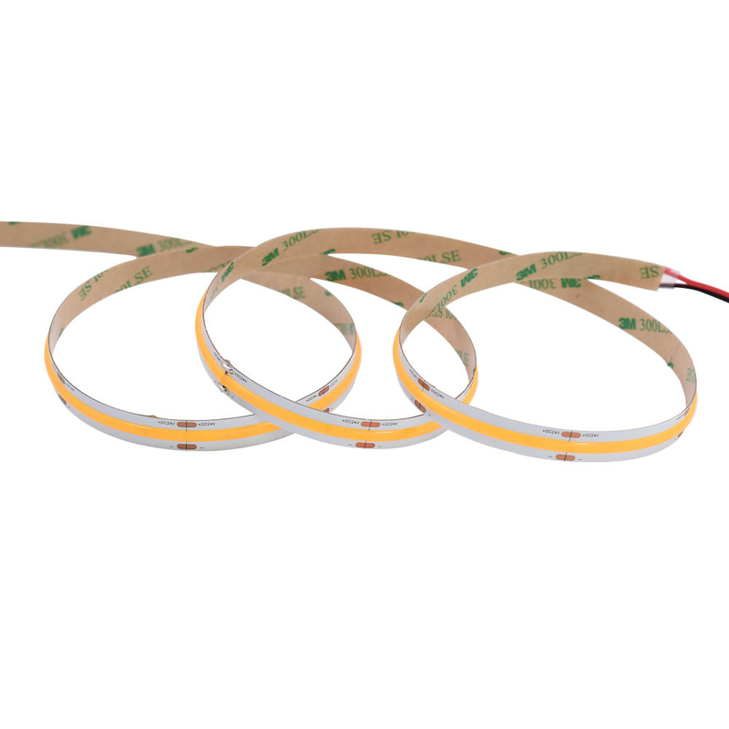 Υψηλή φωτεινότητα Υψηλό CRI (90-98) COB Strip με 528 LED ανά μέτρο, πλάτος 10 mm, DC24V LED Tape Light