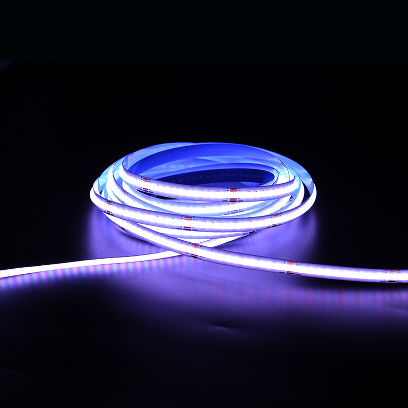 Αμερικάνικο UL πιστοποιητικό φωτισμού 16.4 Ft RGB 3500K IP65 Reel To Reel 576leds High Output COB Tape Light