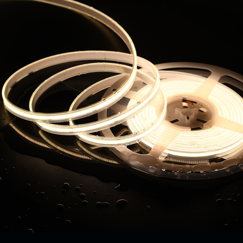 480 LEDs/m COB LED Strip 12V/24V 5m μήκος Φlexible design χωρίς θερμό/ψυχρό λευκό σημείο